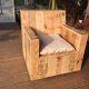 reclaimed pallet outdoor chair
