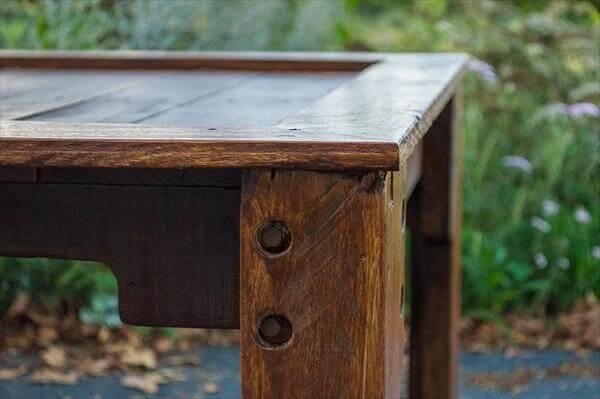 repurposed pallet coffee table