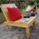 upcycled pallet outdoor chair
