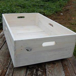 reclaimed pallet under bed storage crate