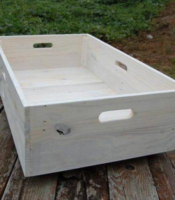 reclaimed pallet under bed storage crate