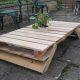 recycled pallet patio table