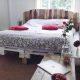 recycled pallet shabby chic bed