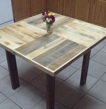 upcycled pallet coffee table and dining table