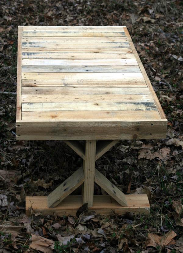 re-gained pallet coffee table