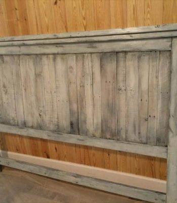king headboard made of pallets