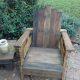 Recycled pallet rustic Adirondack chair