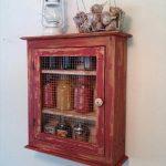 Diy Pallet Chevron Hutch And Storage Cabinet 101 Pallets