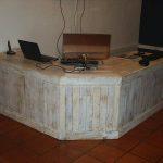 Diy Pallet Counter Reception Desk 101 Pallets