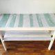 diy pallet white and gray painted couch table