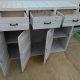 pallet storage cabinet unit