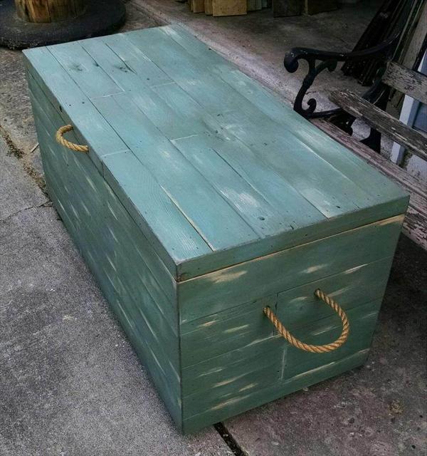 pallet chest for storage