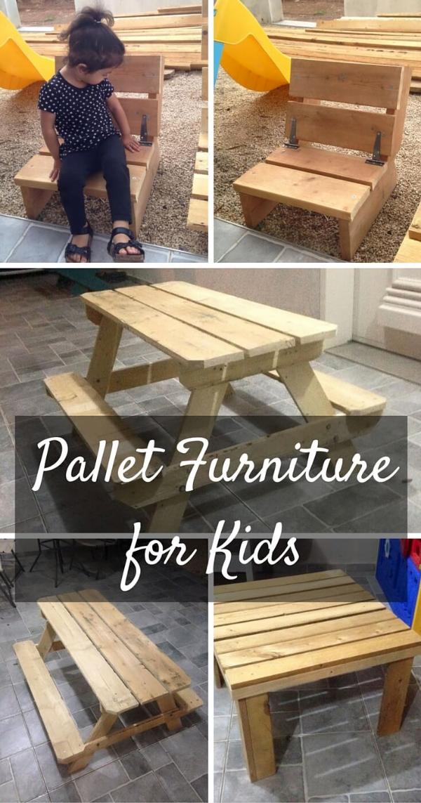 Pallet Kids Furniture