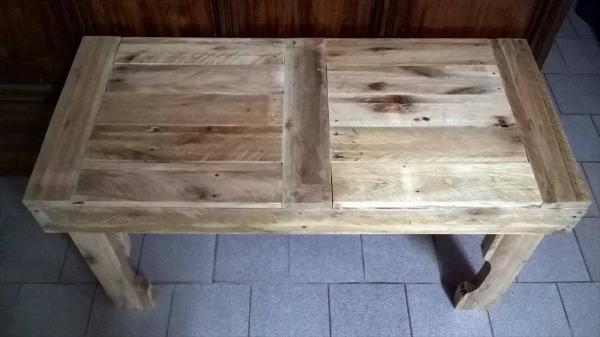pallet rustic coffee table