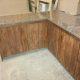 wooden pallet kitchen counter