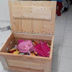 diy Recycled pallet toy box