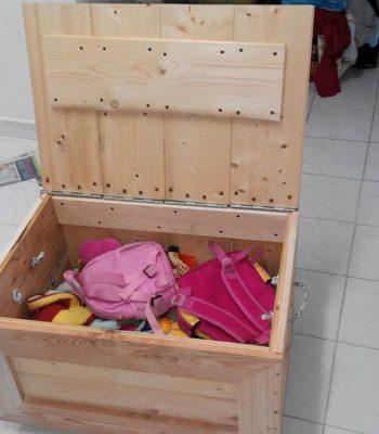 diy Recycled pallet toy box