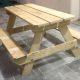 handmade wooden pallet picnic table