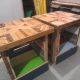 Wooden pallet mini tables