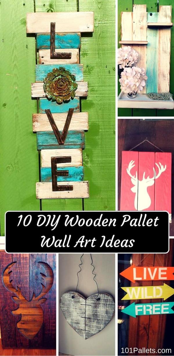 DIY Pallet Wall Art Ideas
