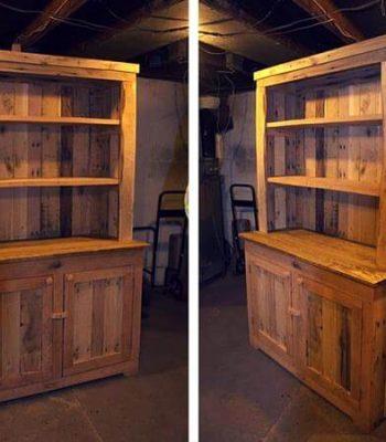 Wooden Hutch Made from Pallets
