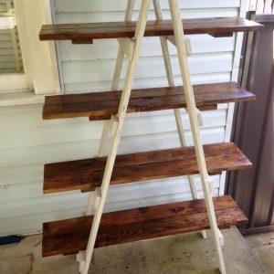 Diy Pallet A Frame Ladder Shelf - 101 Pallets