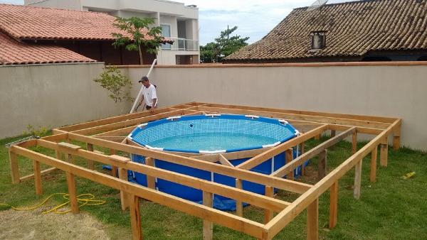 Pallet Outdoor Swimming Pool 101 Pallets