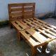 wooden pallet bed