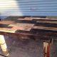 Rustic pallet dining table