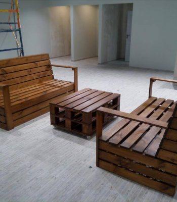 pallet seating set