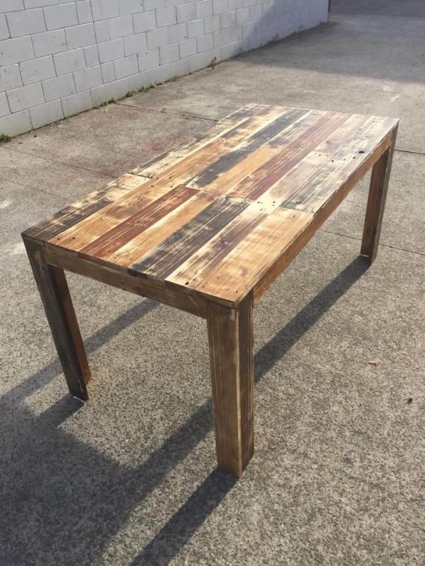wooden pallet custom table