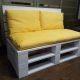Recycled pallet sofa