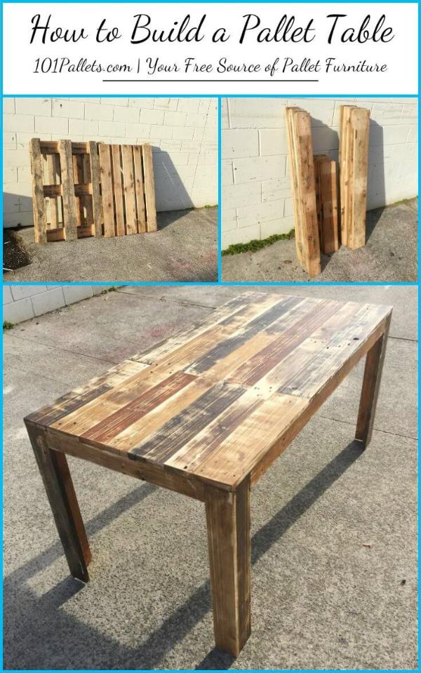 DIY: How to Build a Pallet Table â€