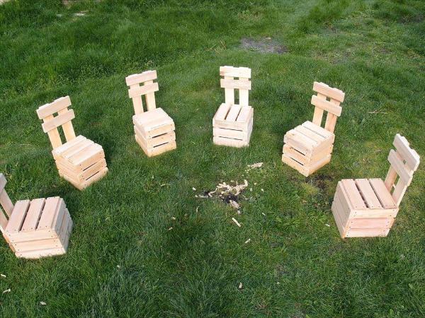 Pallet Garden And Fire Pit Chair Set 101 Pallets