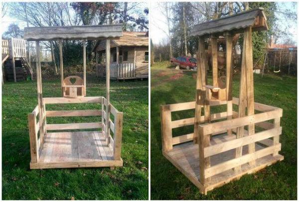 DIY Pallet Balancelle / Lounger for Children's up to 2 ...