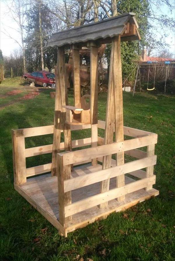 handmade pallet swing for 2 year old babies