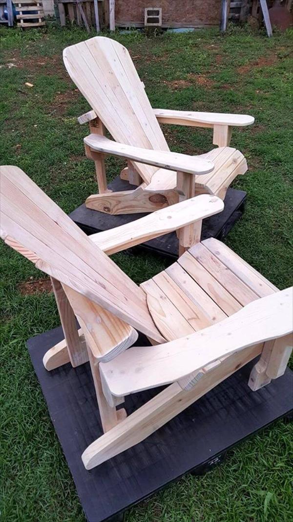 pallet Adirondack chairs
