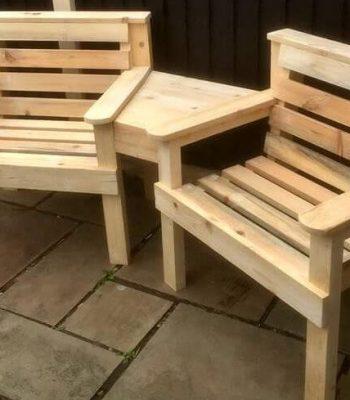 pallet arm chairs