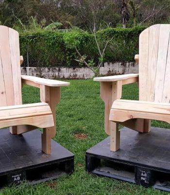 diy Pallet build Adirondack chairs