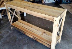 Wood Pallet Entryway Table - DIY - 101 Pallets