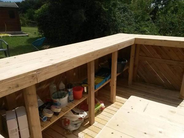 DIY Pallet Bar and Terrace Project – 101 Pallets