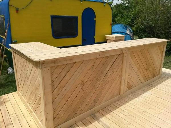 Diy Pallet Bar And Terrace Project 101 Pallets