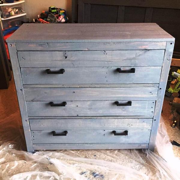 mini pallet chest of drawers