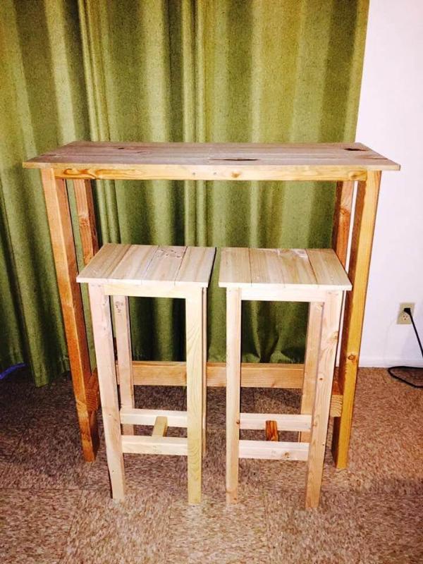 Pallet Bar Stools - 101 Pallets