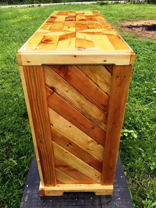 diy wooden pallet chest of drawers