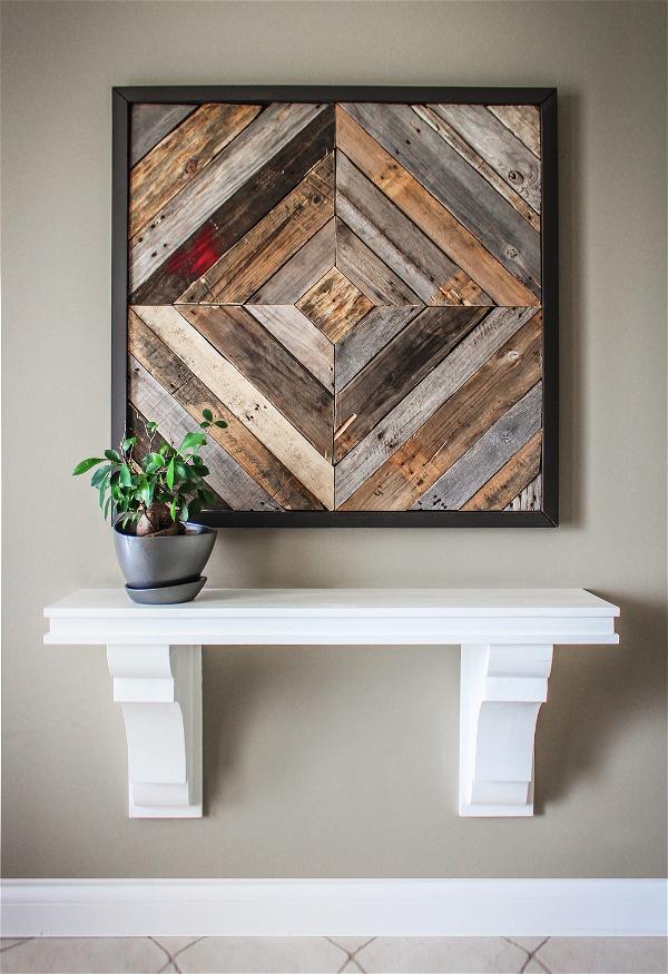 Pallet wall deals art